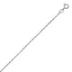 Machine Rope Chain in 14K White Gold (0.85 mm)