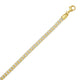 Ice Barrel Chain in Gold-Plated Sterling Silver (5.00 mm)