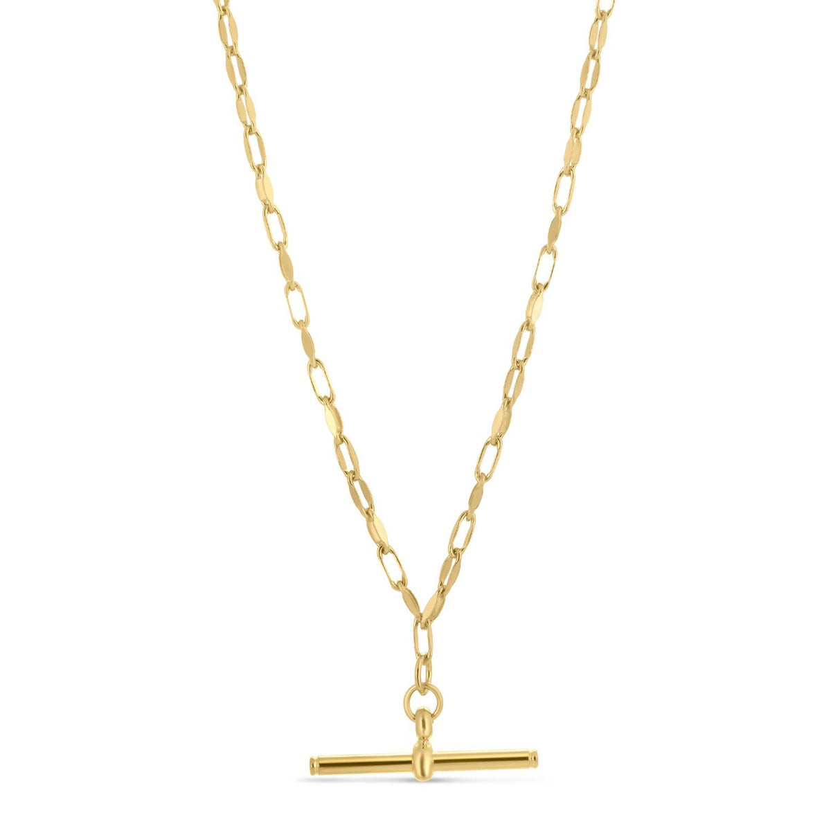 Toggle Link Necklace in Gold-Plated Sterling Silver