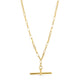 Toggle Link Necklace in Gold-Plated Sterling Silver