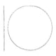Large Textured Round Hoop Earrings in Sterling Silver (1.6x70mm)