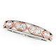 Infinity Style Diamond Band in 14K White & Rose Gold (1/5 cttw)