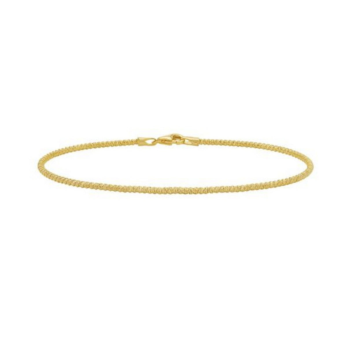 Diamond-Cut Sparkle Chain Bracelet in 14K Yellow Gold