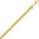 Oval Snake Chain in Yellow Gold-Plated Sterling Silver (6.40 mm)