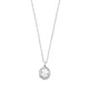 Oval Vine Locket Necklace in Rhodium-Plated Sterling Silver