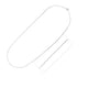 Paperclip Chain in Rhodium-Plated Sterling Silver (1.80 mm)