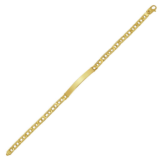 Mariner ID Bracelet in 14K Yellow Gold