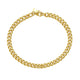 Petite Faceted Cuban Link Bracelet in 14K Yellow Gold (4.50 mm)