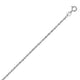 Machine Rope Chain in 14K White Gold (0.95 mm)