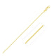 Oval Cable Link Chain in 10K Yellow Gold (0.97 mm)