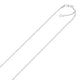 Adjustable Sparkle Chain in Sterling Silver 1.5mm (1.50 mm)