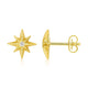North Star Diamond Stud Earrings in 14K Yellow Gold (0.02 ct. tw.)