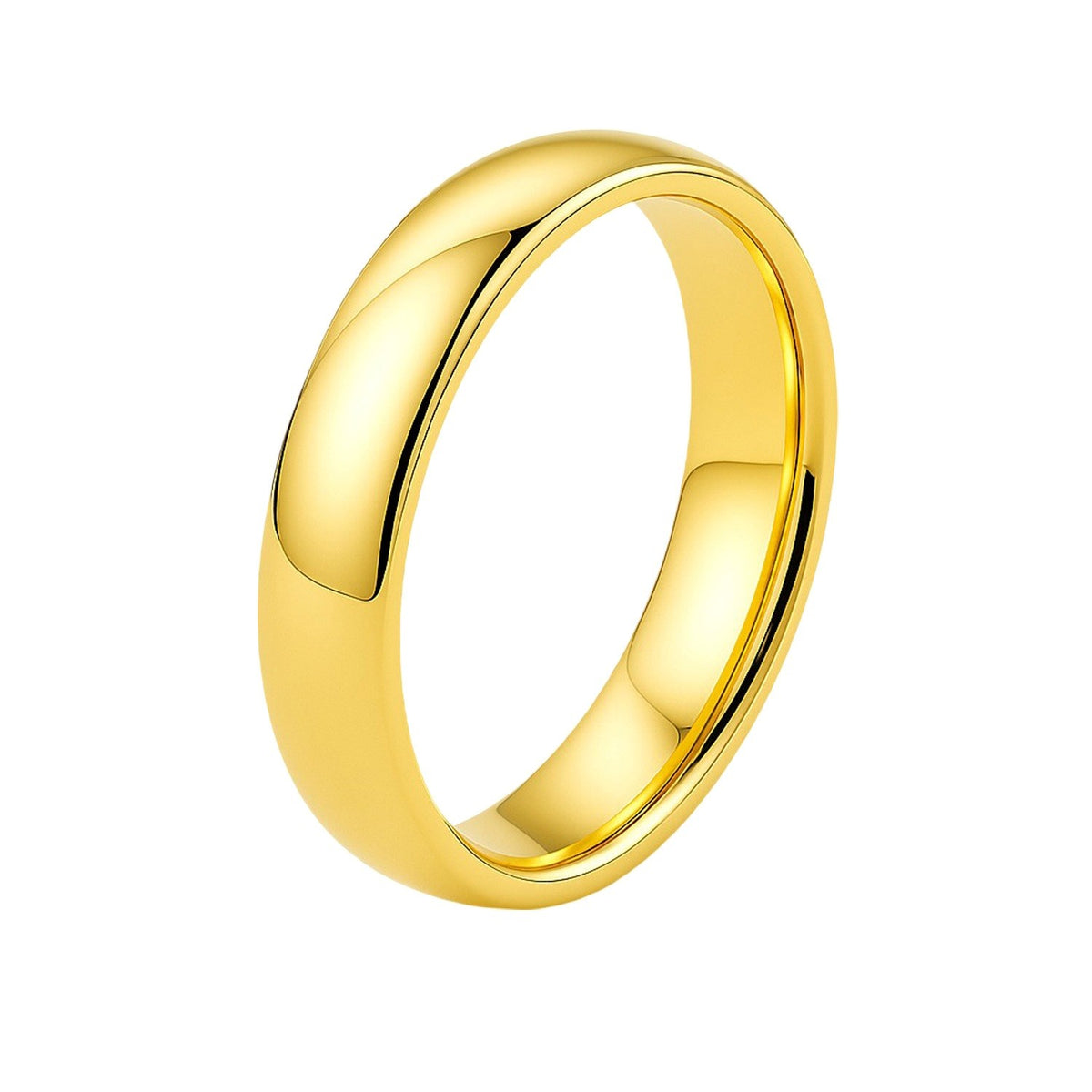 Comfort Fit Wedding Band in 14K Yellow Gold (4.00 mm)