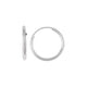 Thin Polished Hoop Earrings in 14K White Gold (13.40 mm)