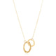 Interlocking Circles Necklace in 14K Yellow Gold