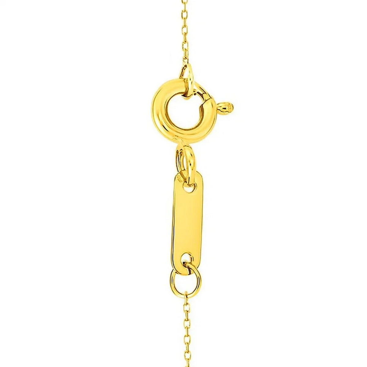 Interlocking Circles Necklace in 14K Yellow Gold