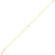 Mini Initial Y Bracelet in 14K Yellow Gold