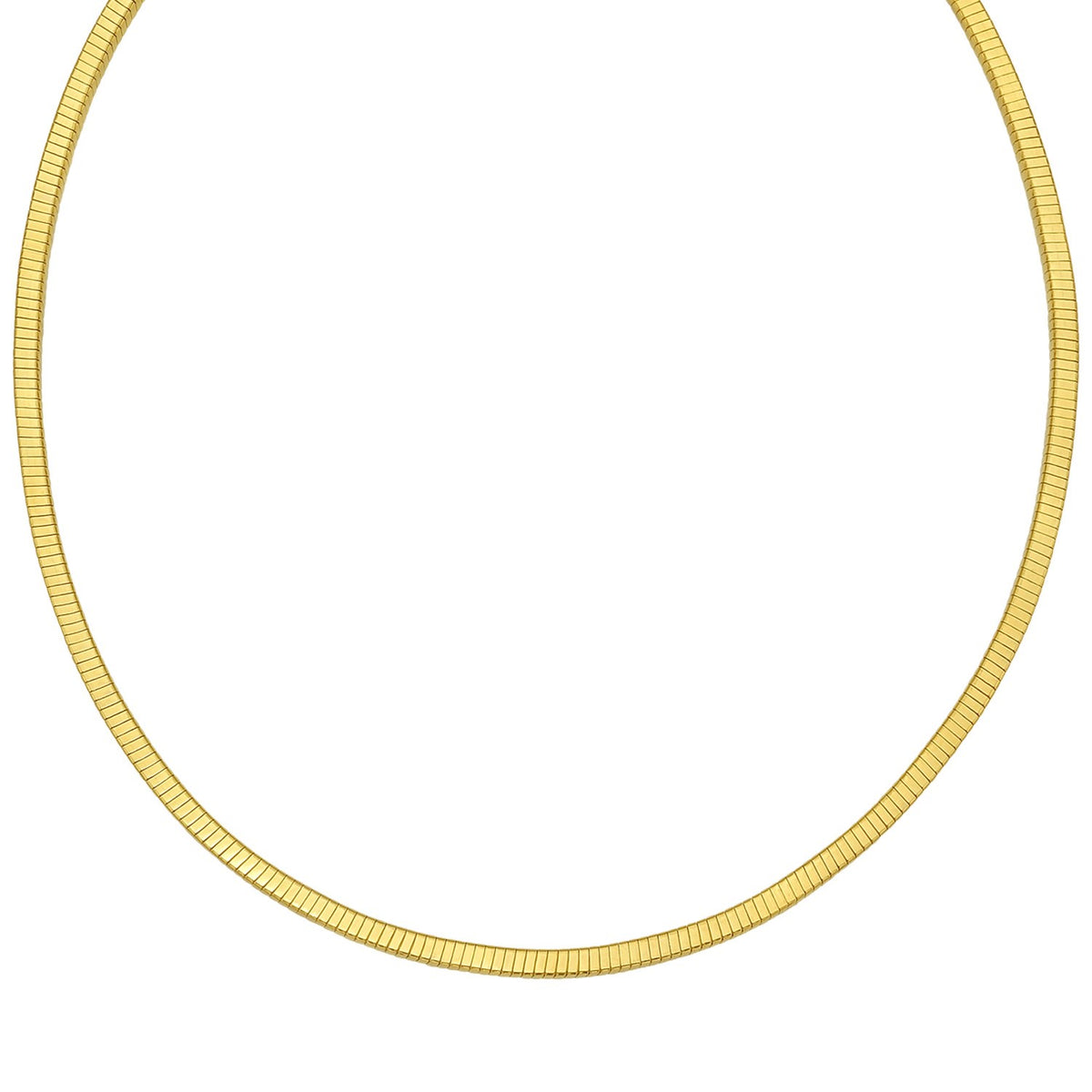 Cubogas Chain Necklace in Gold Over Sterling Silver
