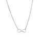 Infinity Symbol Necklace in Sterling Silver