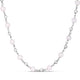 Freshwater Pearl Bead Necklace in Rhodium-Plated Sterling Silver