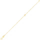 Mini Initial H Bracelet in 14K Yellow Gold