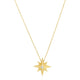 North Star Diamond Necklace in 14K Yellow Gold (0.02 ct. tw.)