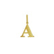 Initial A Charm Pendant in 14K Yellow Gold