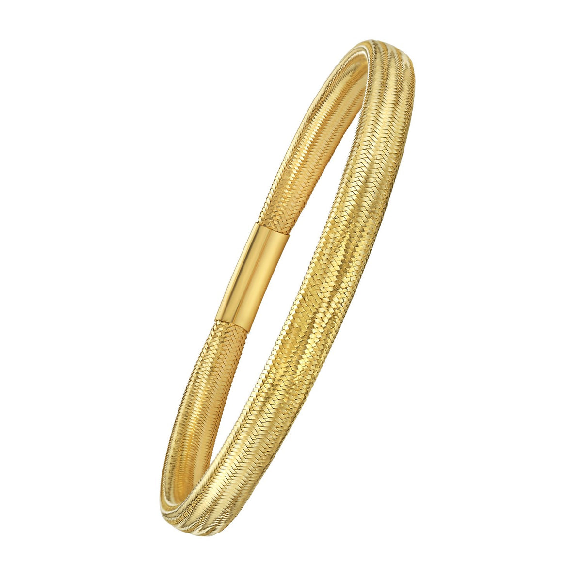 Stretch Mesh Bracelet in 14K Yellow Gold