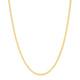 Oval Snake Chain in Yellow Gold-Plated Sterling Silver (2.60 mm)
