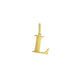 Initial L Charm Pendant in 14K Yellow Gold