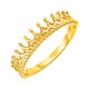 Crown Motif Ring in 14K Yellow Gold