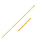 Lite Rope Chain Bracelet in 14K Yellow Gold (1.50 mm)