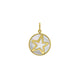 Starfish MOP Charm Pendant in 14K Yellow Gold