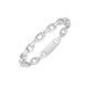 Oval Links Stackable Ring in 14K White Gold
