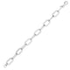 Italian Link Paperclip Chain in Rhodium-Plated Silver (10.30 mm)