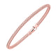 Woven Bangle Bracelet in 14K Rose Gold (3.40 mm)