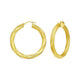 Large Twisted Hoop Earrings in 14K Yellow Gold (39.80 mm)