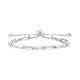 Adjustable Paperclip Chain Bracelet in Sterling Silver (3.80 mm)