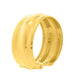 Bold Ribbed Cuff Bangle in Gold-Plated Sterling Silver (25.00 mm)