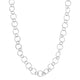 Link Necklace in Rhodium-Plated Sterling Silver