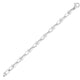Jax Link Bead Bracelet in Rhodium-Plated Sterling Silver (9.20 mm)