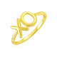 XO Ring in 14K Yellow Gold (1.50 mm)