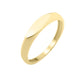 Polished Sculpted Ring in 14K Yellow Gold (3.00 mm)