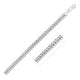 Miami Cuban Chain in Rhodium-Plated Sterling Silver (6.30 mm)