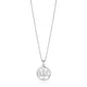 Round Tree of Life Necklace in Sterling Silver