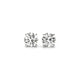 2 cttw IGI Lab Grown Round Diamond Stud Earrings in 14K White Gold G/VS2