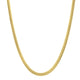 Oval Snake Chain in Yellow Gold-Plated Sterling Silver (4.20 mm)
