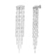 Fancy Mariner Drop Earrings in Rhodium-Plated Sterling Silver