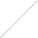 Puffed Mariner Chain in Rhodium-Plated Sterling Silver (3.70 mm)