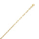 Paperclip Anklet in Gold-Plated Sterling Silver